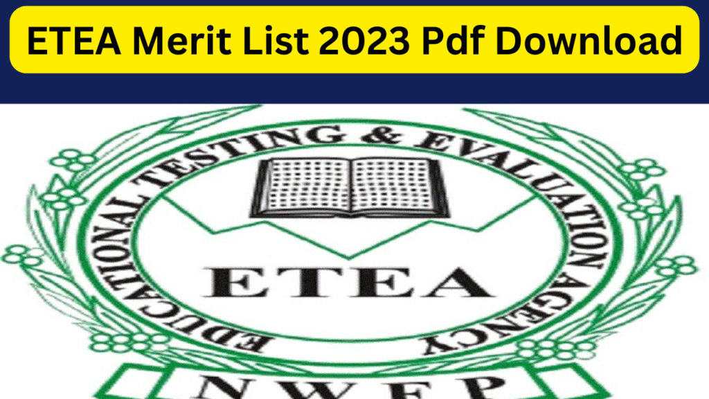 ETEA Merit List 2023
