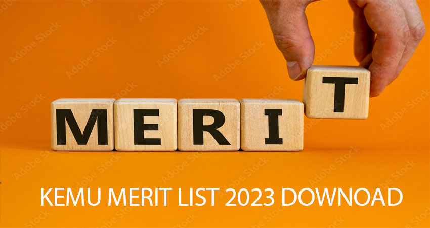 KEMU Merit List 2024