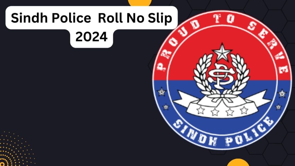 STS Sindh Police Roll No Slip 2024