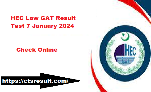 HEC LAW GAT Result 2024