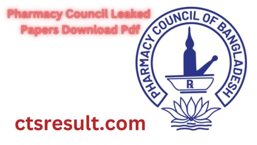 Pharmacy Council Leaked Papers Download Pdf